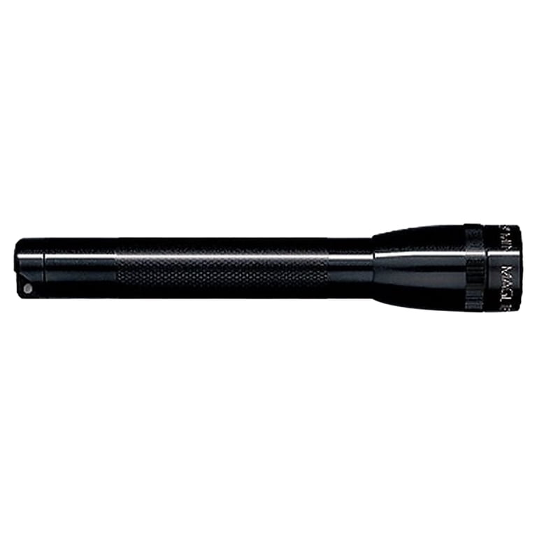 MAGLITE, Mini Incandescent 2-Cell AA Flashlight, MMLB-2, Black