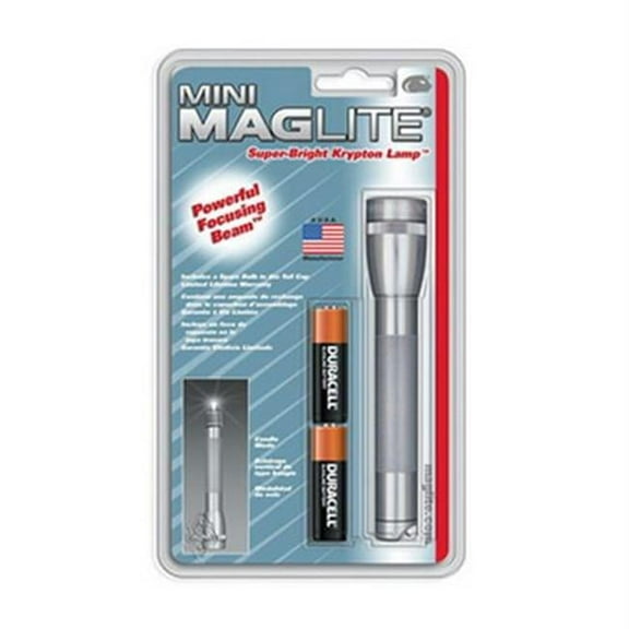 Maglite Mini Maglite AA Blister Gray Pewter