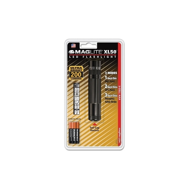 Maglite Xl50 Led 3-Cell Aaa Black Flashlight