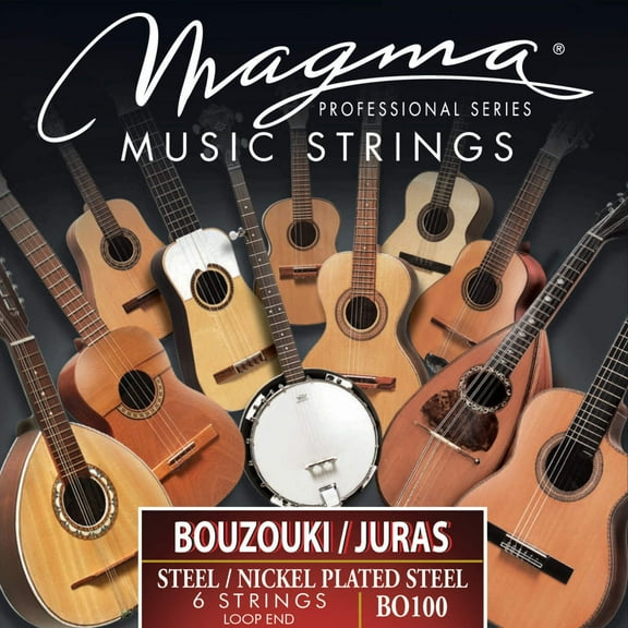 Magma BOUZOUKI Juras 6 Strings Steel - Nickel P/Steel (BO100)