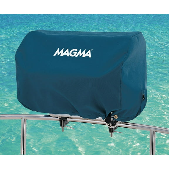 Magma A10-1290CN Rectangular Grill Cover | 12"x18" Protective Cover for Magma Grills | Weather-Resistant Boat & RV Grill Cover | Captain's Navy