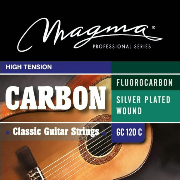Magma Classical Guitar Strings High Tension Carbon - Silver Plated Copper (GC120C)