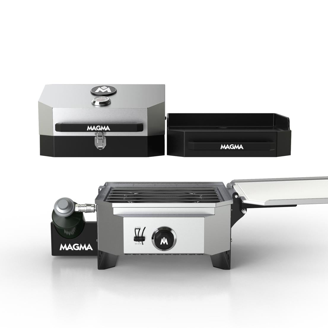 Magma Crossover Single Burner Camping Stove With Grill Top & Griddle Top