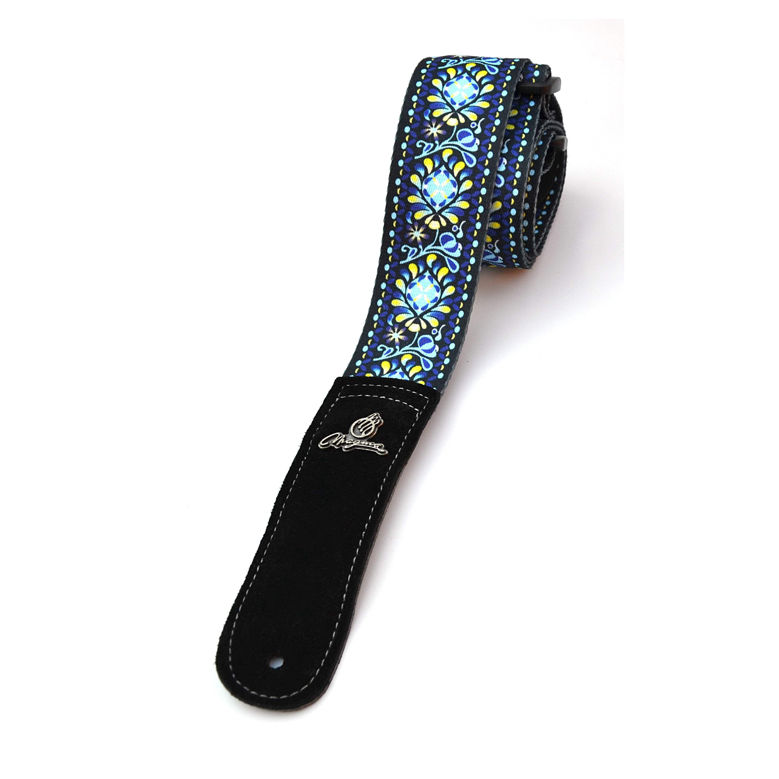 Planet Waves PWS102 Polypropylene Guitar Strap, Blue Design