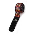 thumbnail image 1 of Magma Leathers 2" Soft-hand Polyester Guitar Strap Sublimation-Printed with Jimi Hendrix Woodstock Design, Genuine Leather Ends (07MS01JH.), 1 of 2