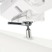 Magma T10-355 LeveLock  All-Angle Fish Rod Holder Mount | Adjustable Marine Grill Mount for Magma Single Mount Rectangular Grill or Fillet Table | Stainless Steel Boat BBQ Accessory