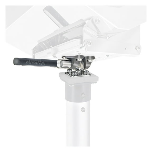 Magma T10-192 LeveLock Adjustable All-Angle Accessory | Magma Grill Pedestal Mount Adapter | Marine Grill Leveling Device | Stainless Steel Boat BBQ Accessory