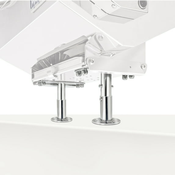 Magma T10-521 Dual Locking Surface Deck Socket Mount for Magma Rectangle Grill and Fillet Tables | Stainless Steel Boat Grill/Table Mount | Secure Flush Marine Base