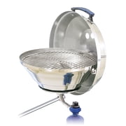 Magma A10-205 Marine Kettle Gas Grill | Stainless Steel Portable Boat BBQ | Propane Grill for Marine, Pontoon & RV Use