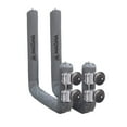 thumbnail image 1 of Magma R10-626-20 Removable Rail Mounted Kayak/SUP Rack | 20in Adjustable Paddleboard, SUP and Kayak Storage for Boats | Stainless Steel | 1 Pair, 1 of 6