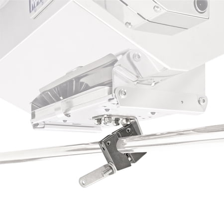 Magma T10-380 Single Mount For Magma Rectangular Grill and Fillet Table Round Rail Mount | 7/8" to 1" Diameter | Stainless Steel Boat Grill Mounting Hardware