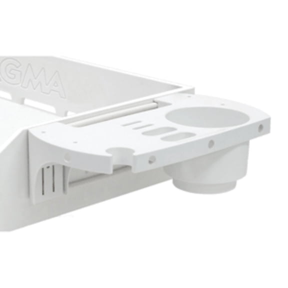 13" White Tournament Series Removable Side Cleaning Station