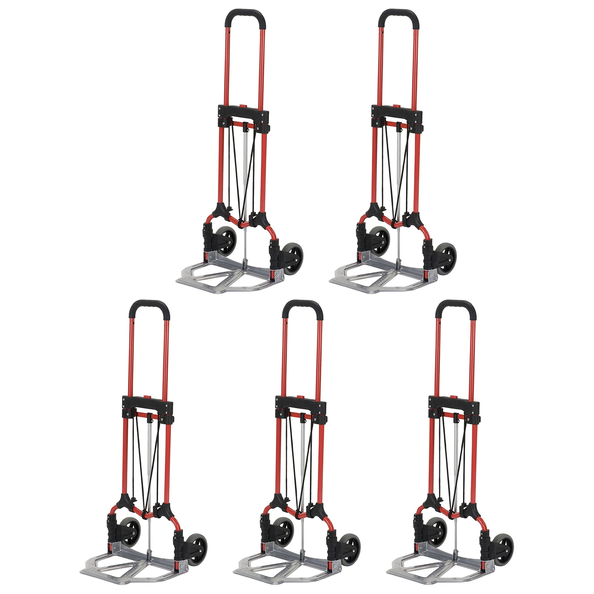 Magna Cart Personal MCI Folding Hand Truck w/Rubber Wheels (5 Pack