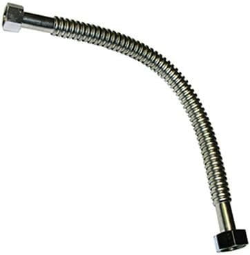 unknown Water Heater Connector Stainless Steel Flex - 3/4 x 3/4 FIP, 15 In, Silver — Residential Use, Standard Application