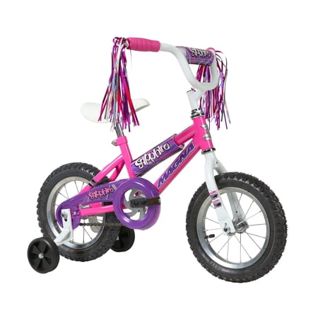 Dynacraft Magna Sapphire 12" Kids Bike, Pink Purple, Ages 3-5
