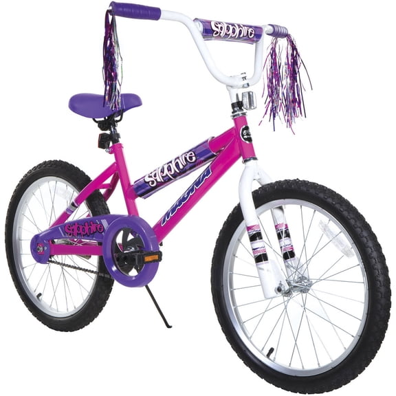 Dynacraft 8109-25ZTJ Girls Sapphire Magna Bike, Silver / Pink, 20"