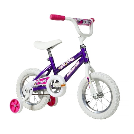 Dynacraft Magna Star Burst 12" Kids Bike, Pink Purple, Ages 3-5