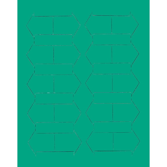 Magna Visual 3/4" greenmagnetic arrows 20/pk
