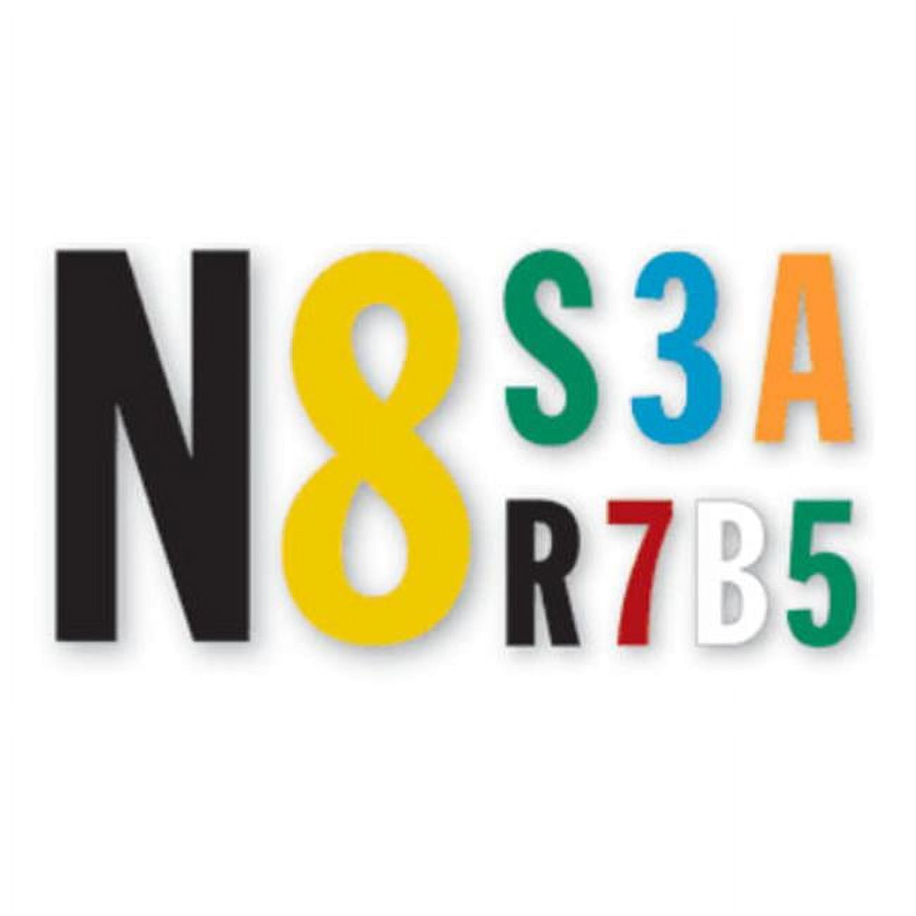 Magna Visual DCN6 6in. DieCut Letters And Numbers Sets