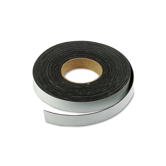 Magna Visual Adhesive Magnetic Strip,50ft L x 1in W P-240P