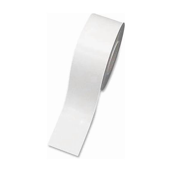 Magna Visual Magnetic Write-On/Wipe-Off Strips, 2" x 50 ft Roll, White