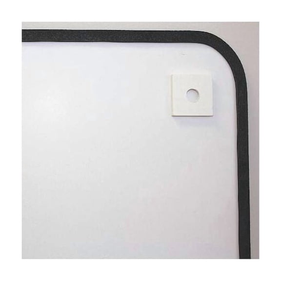 Magna Visual WOW2436 White-On-White Magnetic Planning Board Steel 36 x 24 White/Black