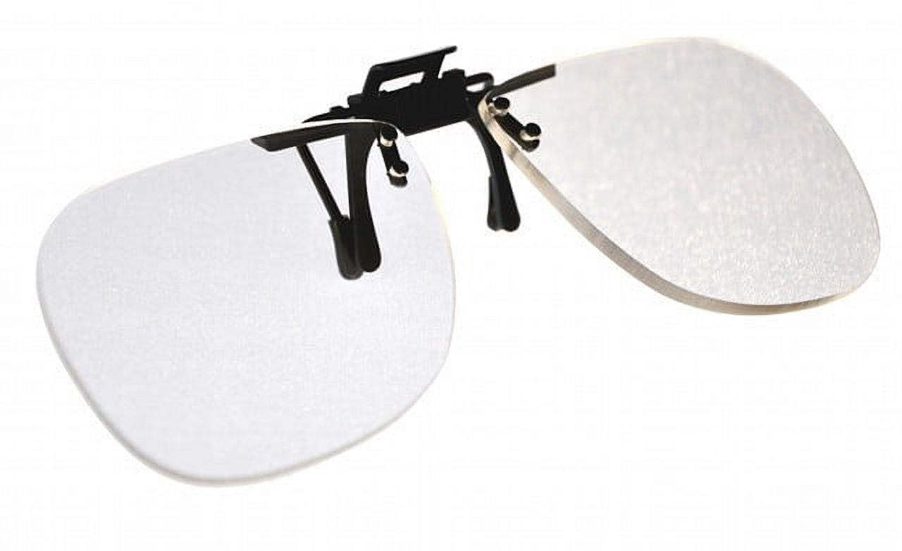 2.5x Clip-on Eyeglass Magnifier, clips on eyeglasses