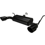  MagnaFlow 07-14 Jeep Wrangler JK 3.8 / 3.6L مزدوج الانقسام الخلفي أسود المحور الخلفي العادم الخلفي للقطط 
