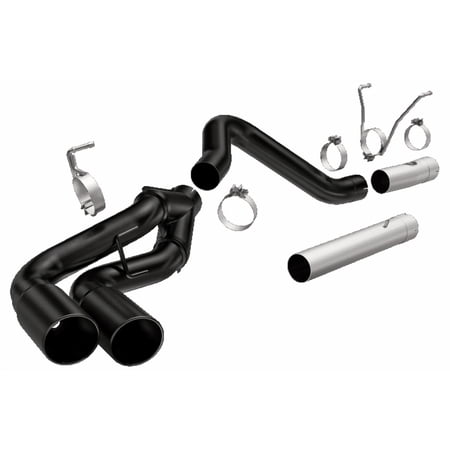 MagnaFlow 07-17 Dodge Ram 2500/3500 6.7L DPF-Back Black 4in Dual Single Passenger Side Rear Exit