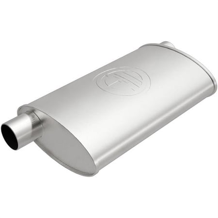 MagnaFlow 1001780 16 in. Oval Exhaust Muffler - 2 in. Offset ID x 2 in. Offset OD Fits select: 1996 HONDA ACCORD LX/EX, 1997 HONDA ACCORD EX/EX-R