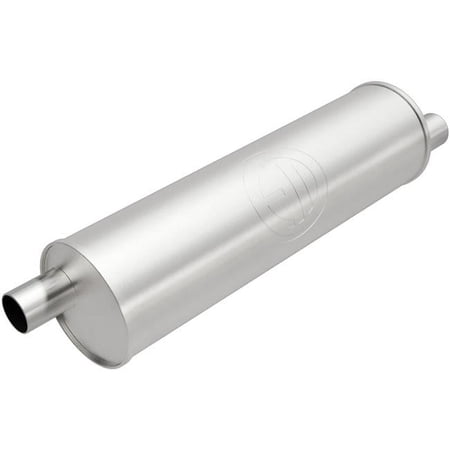 MagnaFlow 1001785 6 in. Round Exhaust Muffler - Offset & Offset
