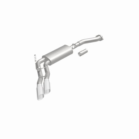 MagnaFlow 11-13 Ford F-150 Pickup Dual Same Side Before P/S Rear Tire Stainless CatBack Perf Exhaust Fits select: 2011-2014 FORD F150