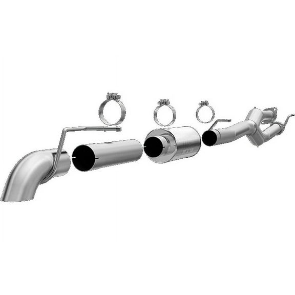 MagnaFlow 11-16 Ford F-250 6.2L 3.5in Single P/S Off Road Pro Series Performance C/B Exhaust Fits select: 2011-2016 FORD F250, 2011-2016 FORD F350
