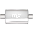 thumbnail image 1 of MagnaFlow Performance Exhaust Muffler 11216: 2.5" Inlet/Outlet, 4x9x14" Oval, Stainless Steel, Satin Finish, 1 of 10