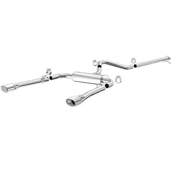 MagnaFlow 13 Dodge Dart L4 1.4L T/C Dual Split Rear Exit Stainless Cat Back Perf Exhaust