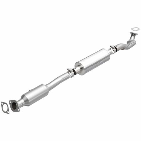 MagnaFlow 49 State Converter 52845 Direct Fit Catalytic Converter; Grade Series; 2.25 in. Tubing; 2.25 in. Inlet/Outlet; Overall L-72.875 in.;