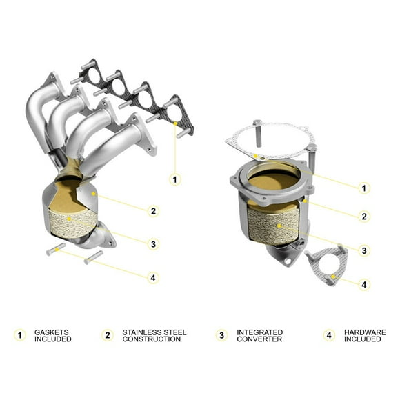 MagnaFlow 50260 - Catalytic Converter Fits select: 2002-2006 TOYOTA CAMRY, 2002-2003 LEXUS ES