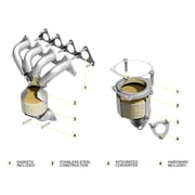 MagnaFlow 51881 - Catalytic Converter Fits select: 2008-2009 LEXUS IS-F, 2010-2014 LEXUS IS