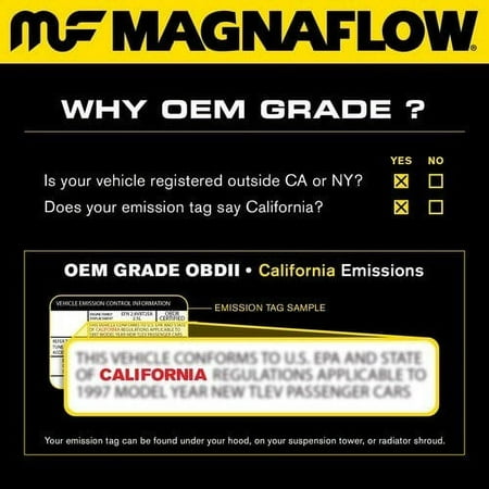 MagnaFlow 52022 - Exhaust Manifold / Catalytic Converter Fits select: 2014-2015 HONDA CIVIC