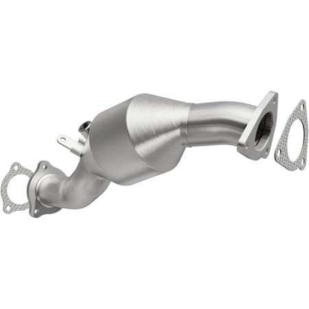 MagnaFlow 49 State Converter 52400 Direct Fit Catalytic Converter; Grade Series; 2.5 in. Tubing; 2.5 in. Inlet/Outlet OD; Overall L-24.5 in.; O2 Sensor Post Converter; Not Air Tube Kit Adaptable;