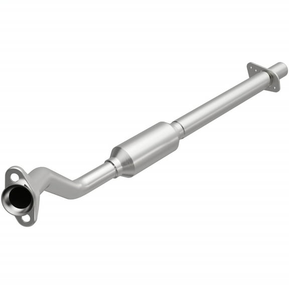 MagnaFlow California Converter 3391165 Direct Fit California Catalytic Converter; 2 in. Tubing; 2 in. Inlet/2.5 in. Outlet; Round; Stainless Steel; Fits select: 1993-1995 CHEVROLET LUMINA