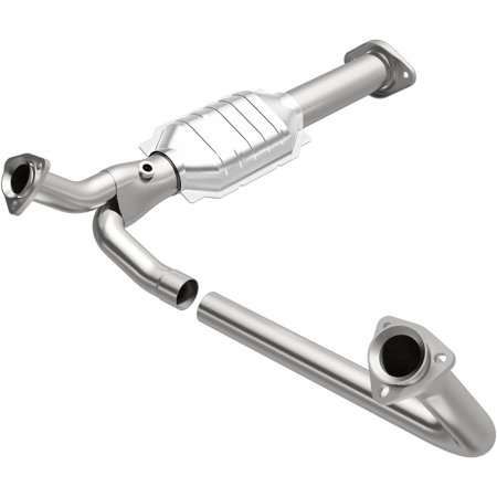 MagnaFlow California Converter 3391482 Direct Fit California Catalytic Converter; 3 in. Tubing; 3 in. Inlet/3 in. Outlet; Round; Stainless Steel; Fits select: 1995 CHEVROLET G20, 1995 CHEVROLET G30