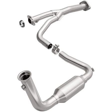 MagnaFlow California Converter 5451582 Direct Fit California Catalytic Converter; 2 in. Tubing; L-54.250 in. Overall; Not Air Tube Kit Adaptable; Fits select: 2004 JEEP LIBERTY