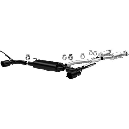 MagnaFlow Cat-Back SS 2.5in Dual Split Rear 4in Black Tip 11-16 Jeep Grand Cherokee 5.7L V8/3.6L V6 Fits select: 2014-2017,2020-2021 JEEP GRAND CHEROKEE LIMITED
