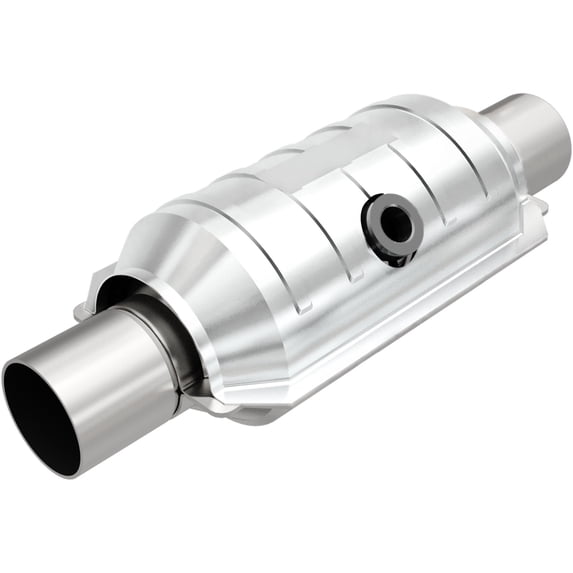 MagnaFlow Universal Fit Catalytic Converter 54055 - Round Body, 2.25 ...