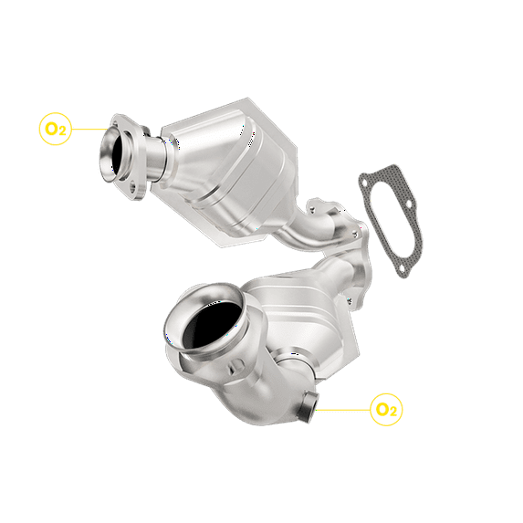 MagnaFlow Conv DF 03 Ranger/BSer 4.0 frnt 50S Fits select: 2001 ,2003 FORD RANGER