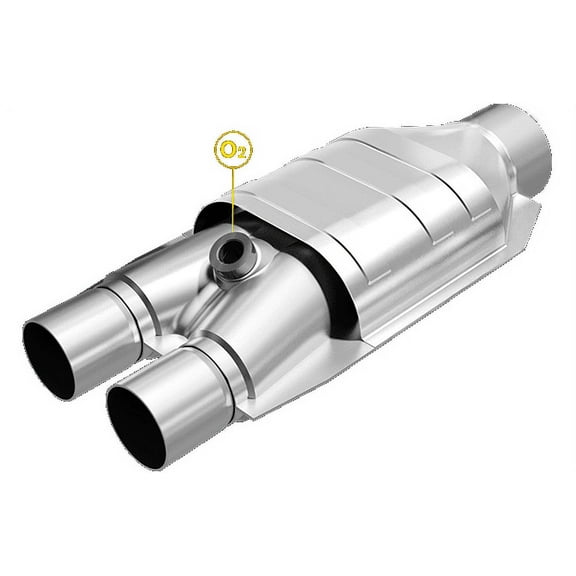 MagnaFlow Conv Univ 2/2.5 D/S Single O2 FED