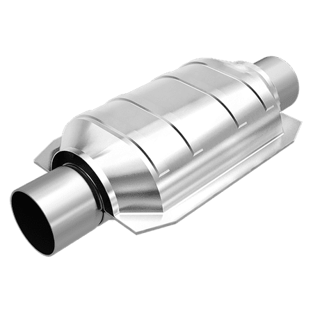 MagnaFlow Conv Univ 2.5inch Inlet/Outlet Center/Center Oval (California OBDII) Fits select: 2002-2003 FORD EXPLORER, 2002 CHEVROLET SILVERADO