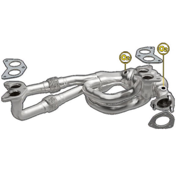 MagnaFlow Converter Direct Fit 06-11 Subaru Impreza 2.5L Fits select: 2008-2012 SUBARU OUTBACK, 2006-2010 SUBARU FORESTER