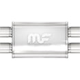 thumbnail image 1 of Straight-Through Performance Muffler; 2.5in. Dual/Dual; 4x14x9 Body, 1 of 10